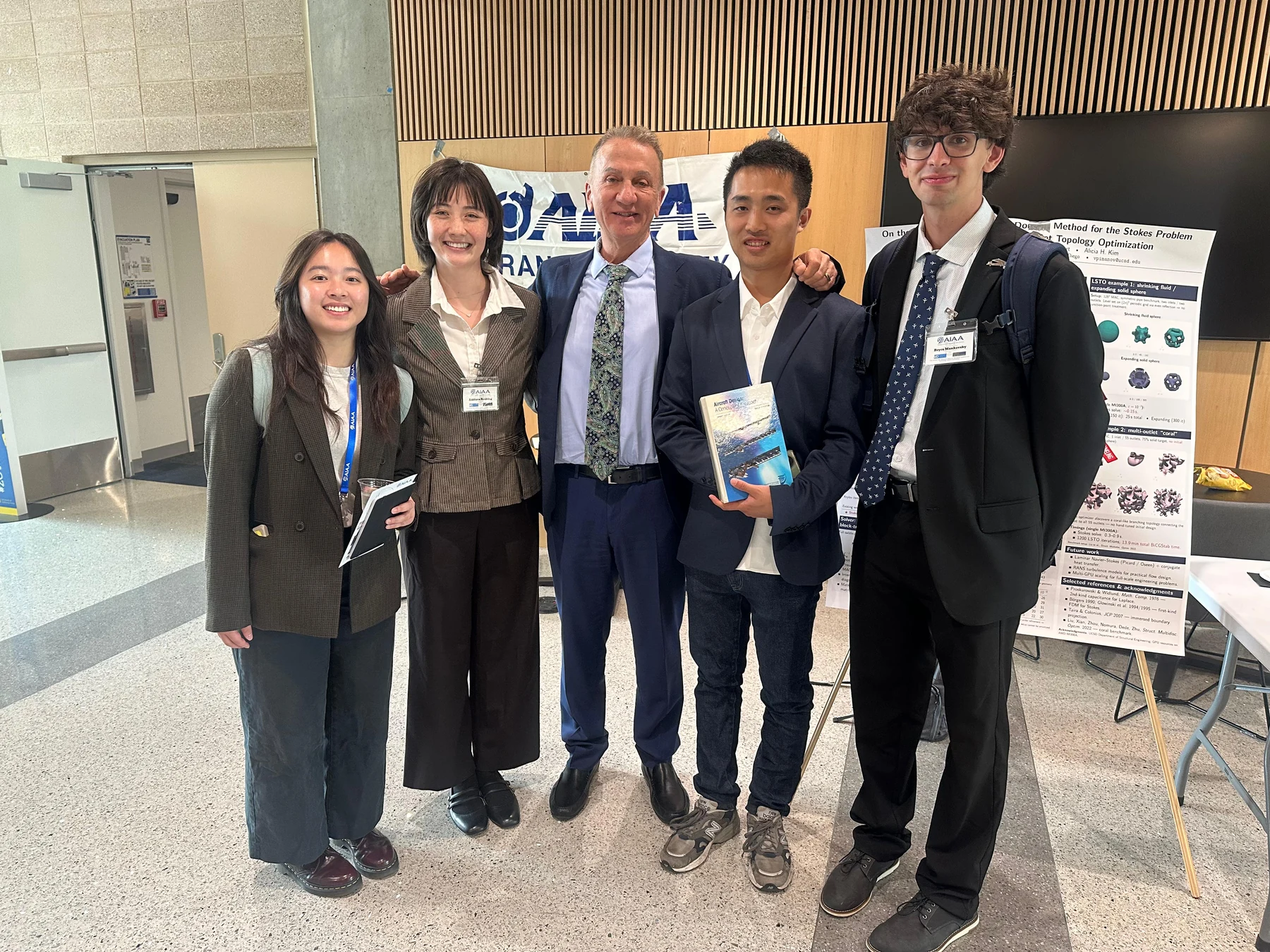 Our Blue Skies team posing together at the AIAA Annual Conference